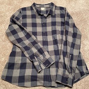I Crew Flannel Shirt